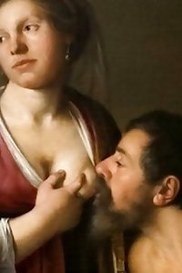 Adult beneath feeding and white breasts