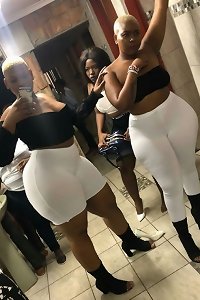 Mega plumper twin african pear gag